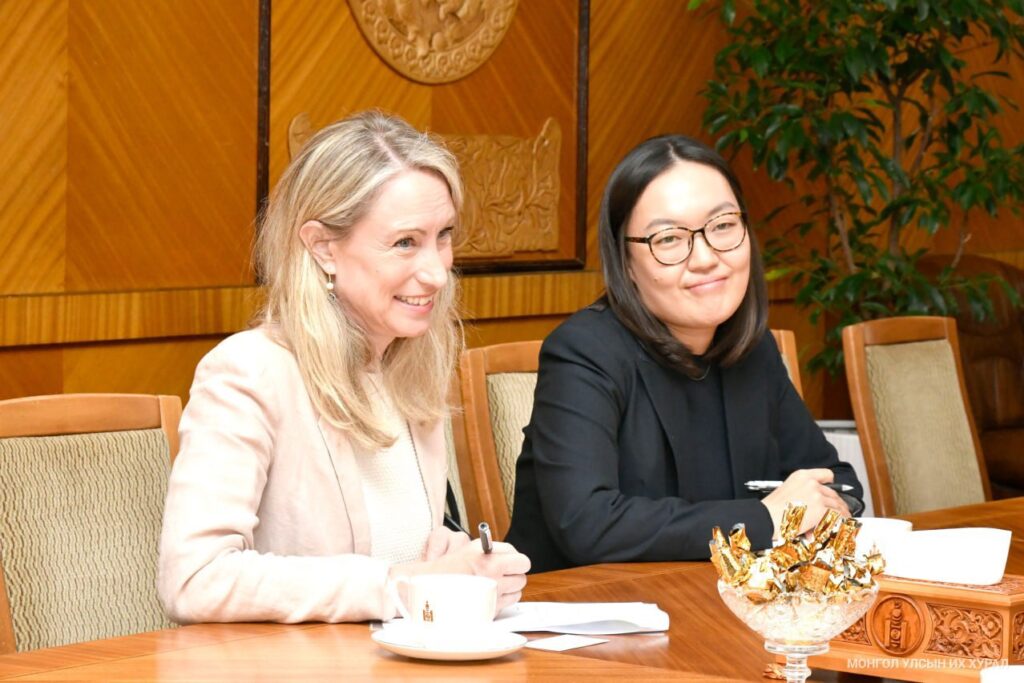 Нийгмийн бодлогын байнгын хорооны дарга Л.Энхнасан Элчин сайд Фиона Блайтыг хүлээн авч уулзав